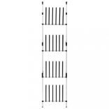 alumínium teleszkópos csizmatartó rudakkal