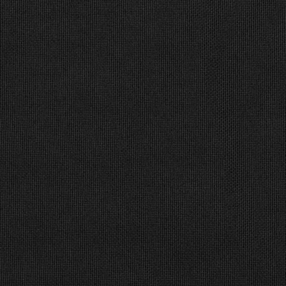 fekete vászonhatású sötétítőfüggöny fűzőkarikával 290 x 245 cm