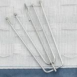 2 db kék vászonhatású sötétítőfüggöny kampókkal 140 x 175 cm