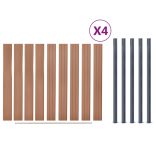 barna WPC kerítéspanelszett 699 x 186 cm