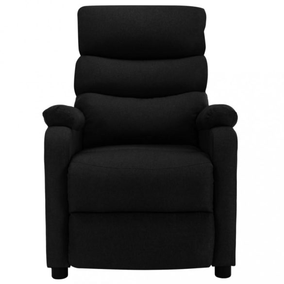 fekete szövet masszázsfotel