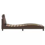 barna ágykeret Viana LED-ekkel matrac nélkül 90 x 200 cm