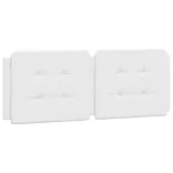 fehér ágykeret LED-ekkel matrac nélkül Zadar 120 x 200 cm