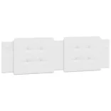 fehér ágykeret LED-ekkel matrac nélkül Zadar 180 x 200 cm