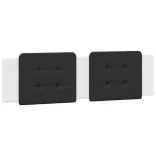 fehér és fekete ágykeret LED-ekkel matrac nélkül Zadar 180 x 200 cm