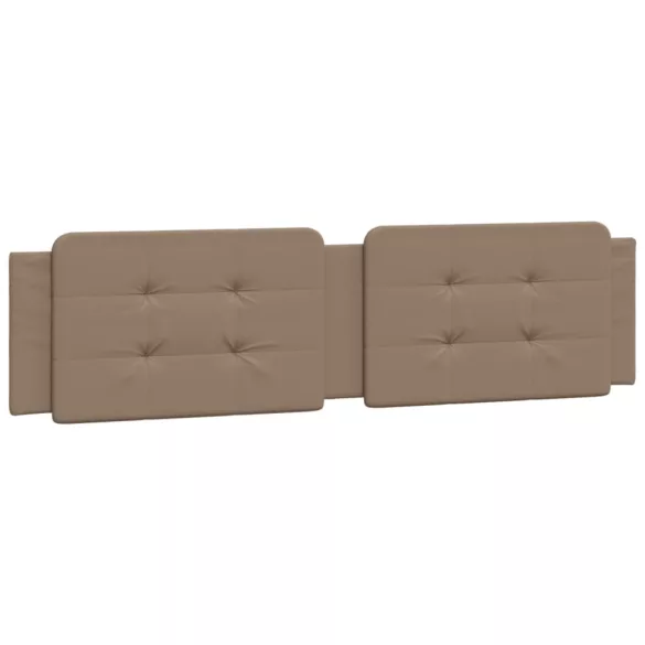 cappuccino színű ágykeret LED-ekkel matrac nélkül Zadar 200 x 200 cm