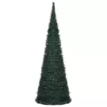 zöld elővilágított pop-up mű zsinórkarácsonyfa 180 cm