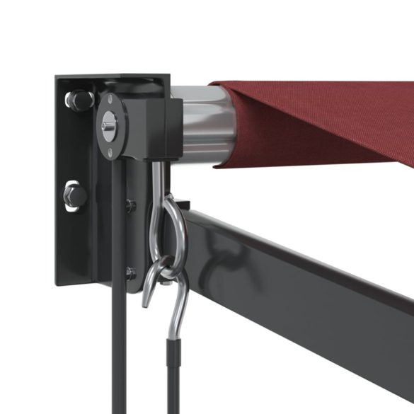 burgundi vörös automata kihúzható napellenző 300 x 250 cm