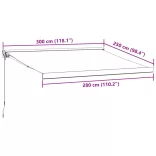 burgundi vörös kézzel kihúzható napellenző 300 x 250 cm
