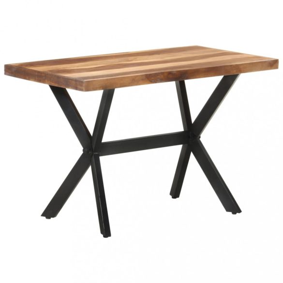 tömör fa étkezőasztal mézszínű felülettel 120 x 60 x 75 cm