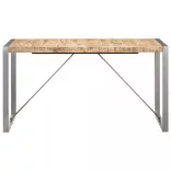 tömör nyers mangófa étkezőasztal 140 x 70 x 75 cm