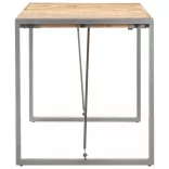 tömör nyers mangófa étkezőasztal 140 x 70 x 75 cm