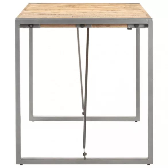 tömör nyers mangófa étkezőasztal 140 x 70 x 75 cm