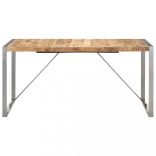 tömör nyers mangófa étkezőasztal 160 x 80 x 75 cm