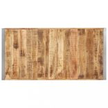 tömör nyers mangófa étkezőasztal 160 x 80 x 75 cm