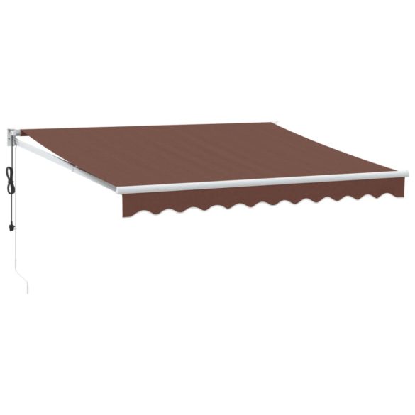 barna automata kihúzható napellenző 300x250 cm