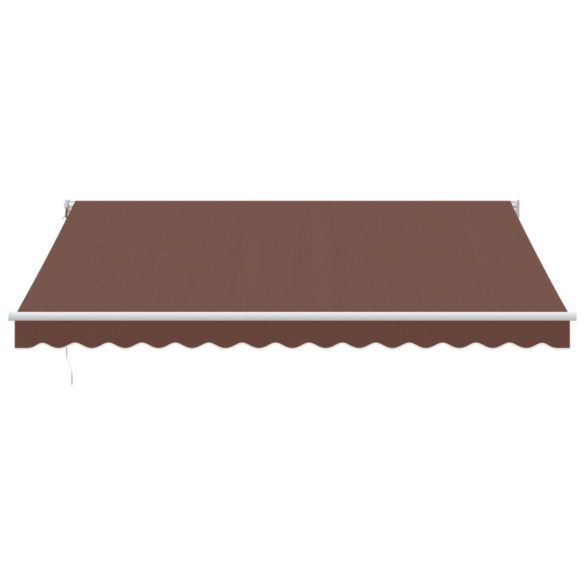 barna automata kihúzható napellenző 400 x 300 cm