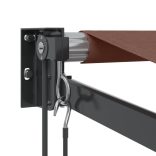 barna automata kihúzható napellenző 300x250 cm