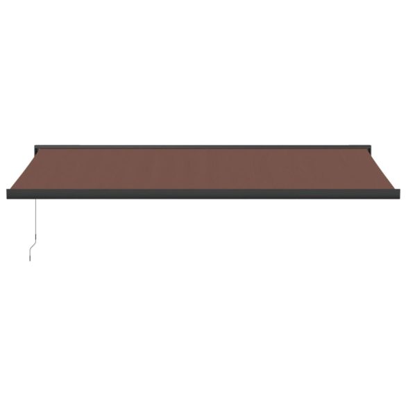 barna kézzel kihúzható napellenző 500 x 300 cm