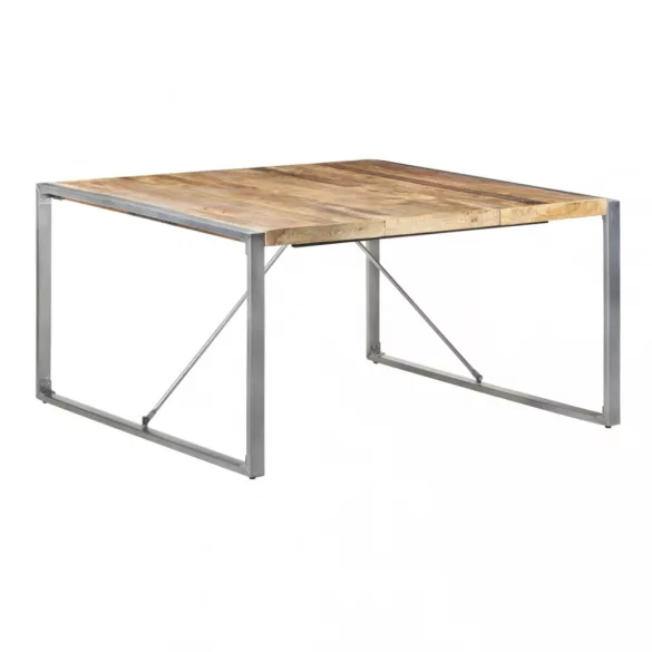 nyers mangófa étkezőasztal 140 x 140 x 75 cm