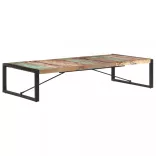 tömör újrahasznosított fa dohányzóasztal 180 x 90 x 40 cm