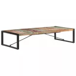tömör újrahasznosított fa dohányzóasztal 180 x 90 x 40 cm