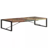tömör újrahasznosított fa dohányzóasztal 180 x 90 x 40 cm