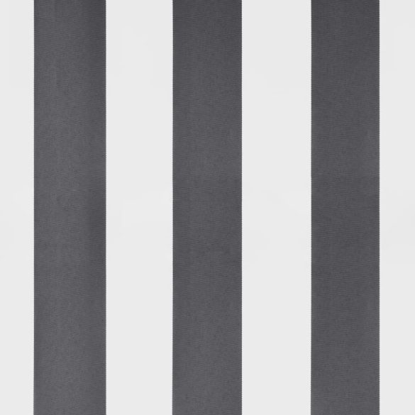 antracit és fehér szövet és alumínium behúzható napellenző 5x3m