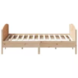tömör fenyőfa ágy matrac nélkül 200 x 200 cm