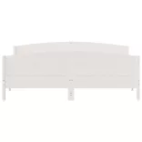 fehér tömör fenyőfa ágy matrac nélkül 180 x 200 cm