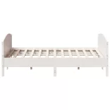 fehér tömör fenyőfa ágy matrac nélkül 180 x 200 cm