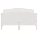 fehér tömör fenyőfa ágy matrac nélkül 150 x 200 cm