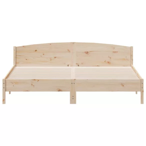 tömör fenyőfa ágy matrac nélkül 200 x 200 cm