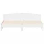 fehér tömör fenyőfa ágy matrac nélkül 180 x 200 cm