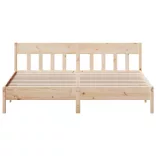 tömör fenyőfa ágy matrac nélkül 200 x 200 cm