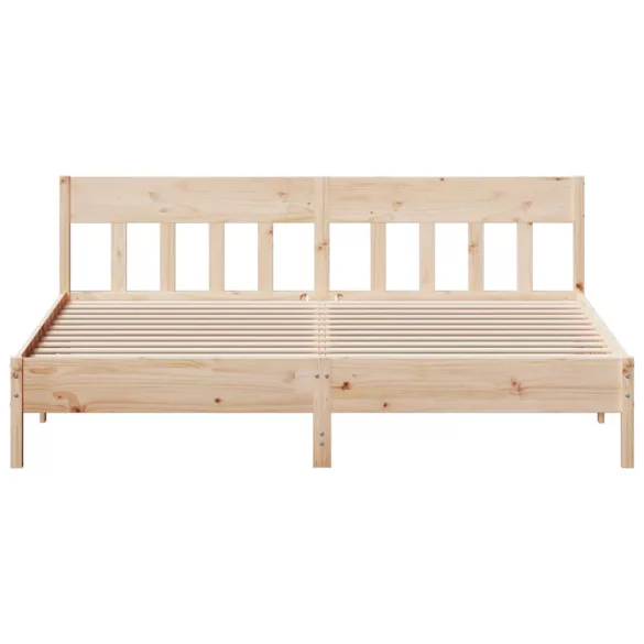 tömör fenyőfa ágy matrac nélkül 200 x 200 cm