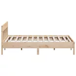 tömör fenyőfa ágy matrac nélkül 200 x 200 cm