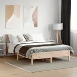 tömör fenyőfa ágy matrac nélkül 160 x 200 cm