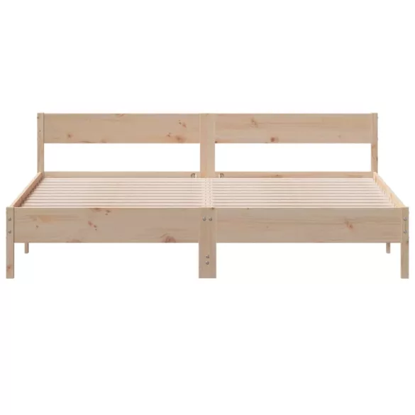 tömör fenyőfa ágy matrac nélkül 200 x 200 cm