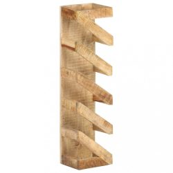 tömör mangófa bortartó állvány 5 palackhoz