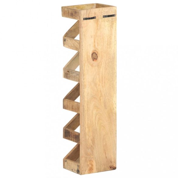 tömör mangófa bortartó állvány 5 palackhoz