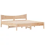 tömör fenyőfa ágy matrac nélkül 200 x 200 cm