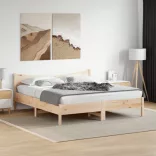 tömör fenyőfa ágy matrac nélkül 200 x 200 cm