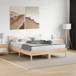 tömör fenyőfa ágy matrac nélkül 160 x 200 cm