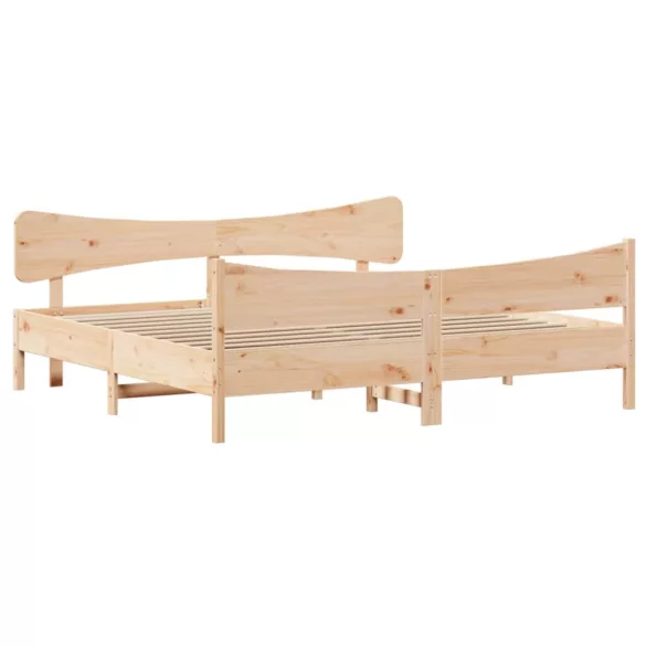 tömör fenyőfa ágy matrac nélkül 200 x 200 cm