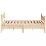 tömör fenyőfa ágy matrac nélkül 200 x 200 cm