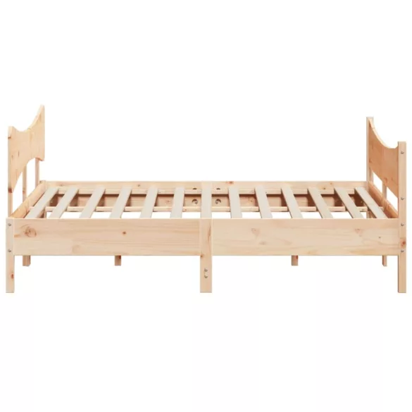 tömör fenyőfa ágy matrac nélkül 200 x 200 cm