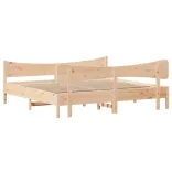 tömör fenyőfa ágy matrac nélkül 200 x 200 cm
