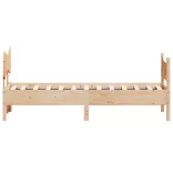 tömör fenyőfa ágy matrac nélkül 90 x 200 cm