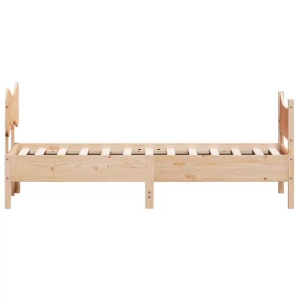 tömör fenyőfa ágy matrac nélkül 90 x 200 cm